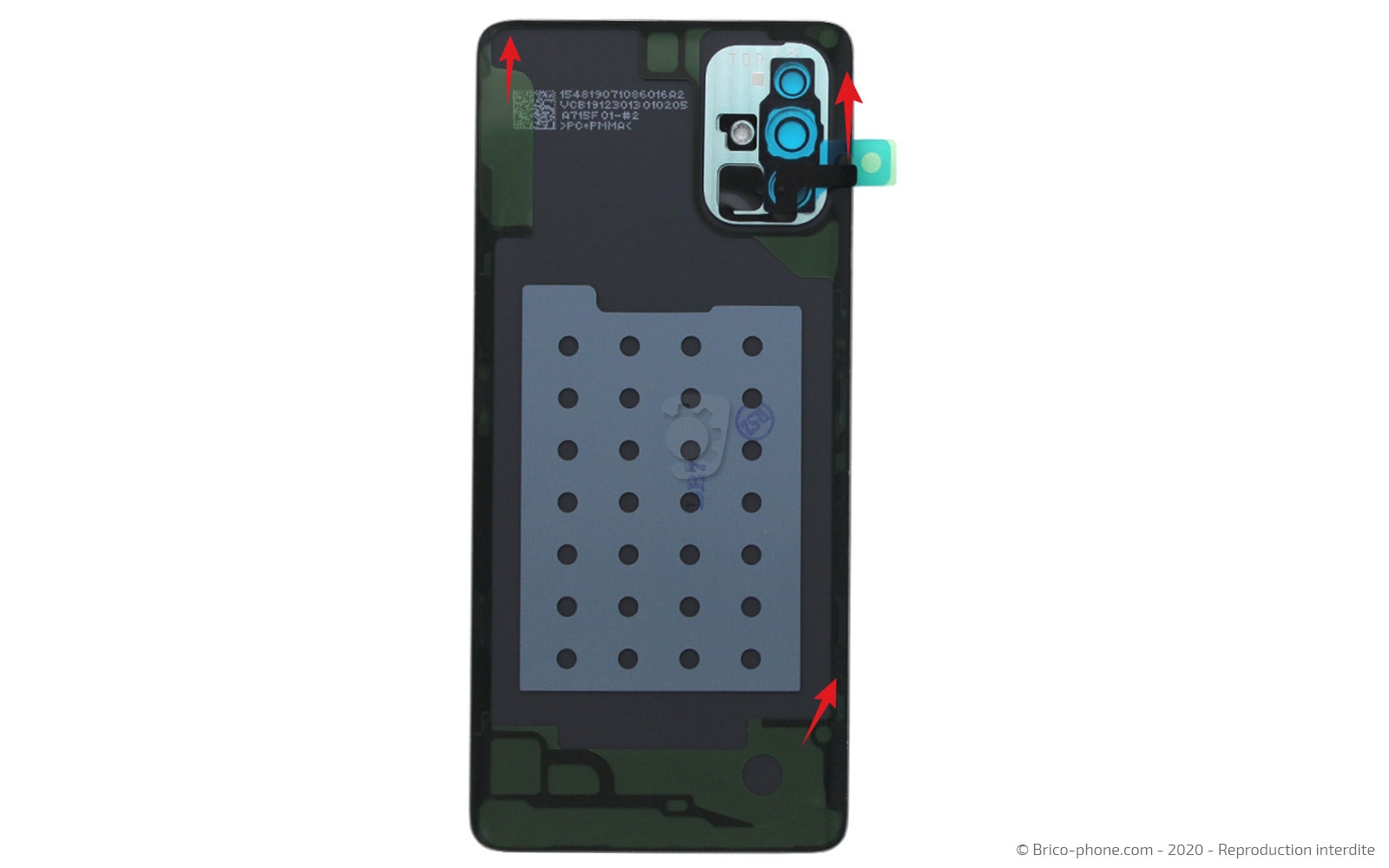 Changement de la vitre arrière sur Galaxy A71 photo 1