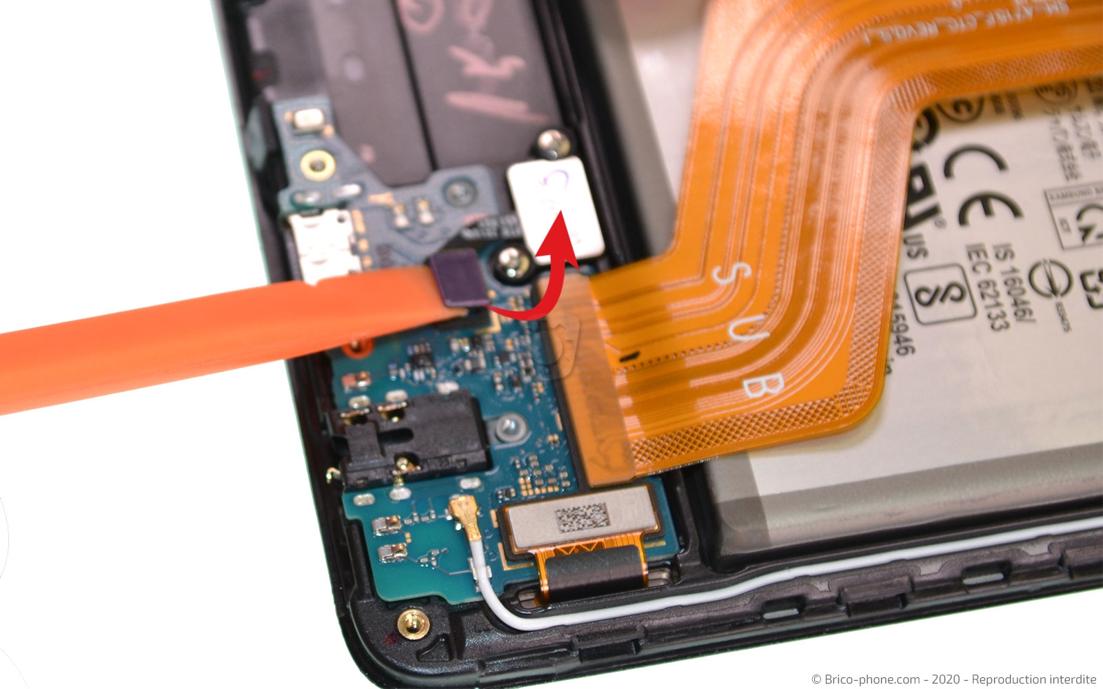 Changement du connecteur de charge sur Galaxy A71 photo 1