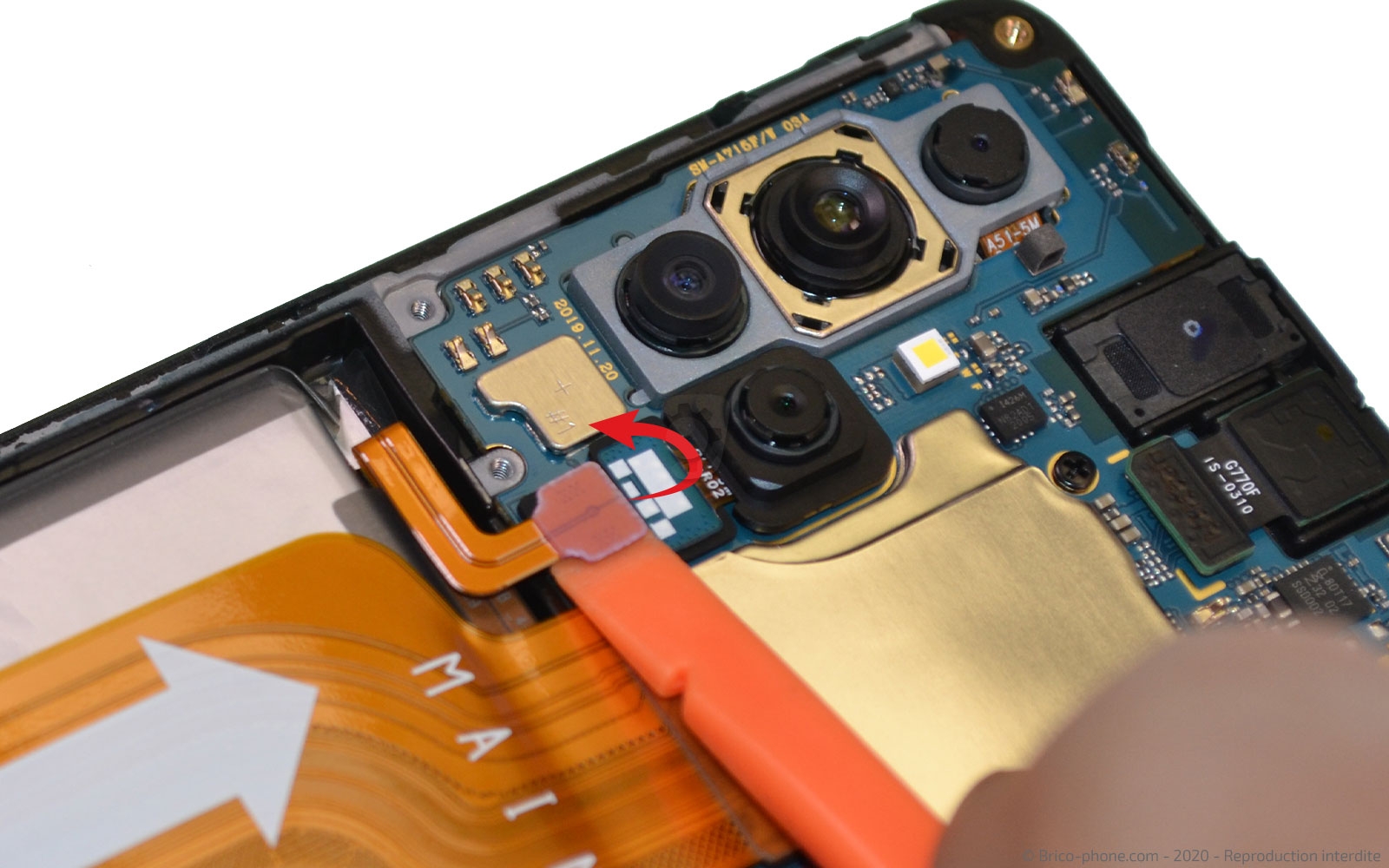 Changement du connecteur de charge sur Galaxy A71 photo 1