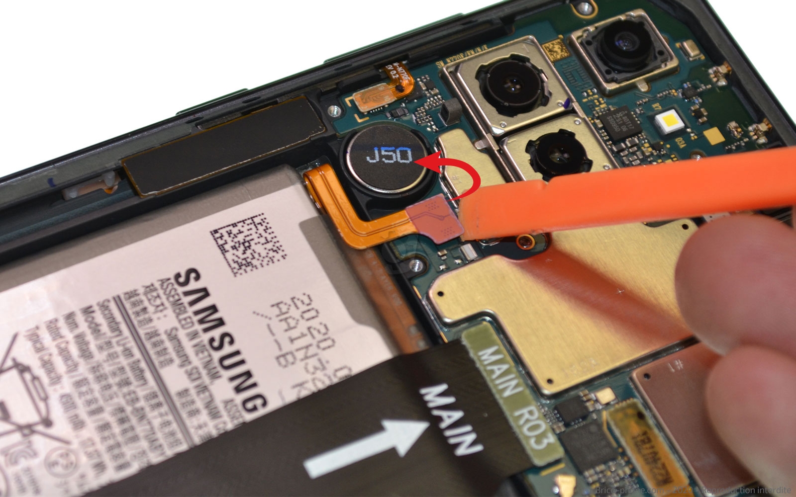 Démontage complet sur Galaxy Note 10 Lite photo 1