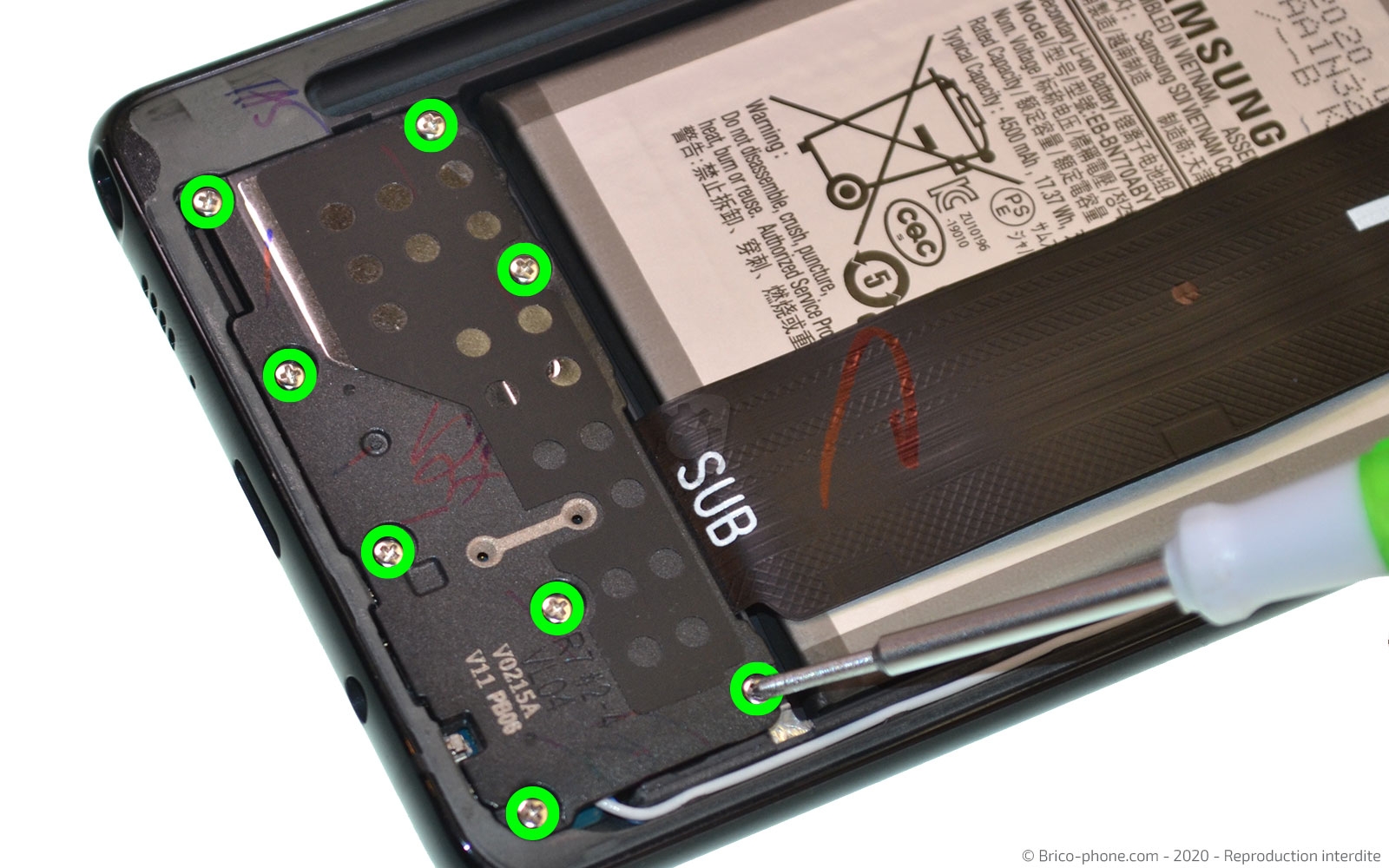 Démontage complet sur Galaxy Note 10 Lite photo 1