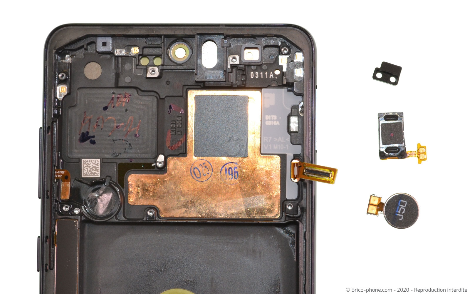 Démontage complet sur Galaxy Note 10 Lite photo 4