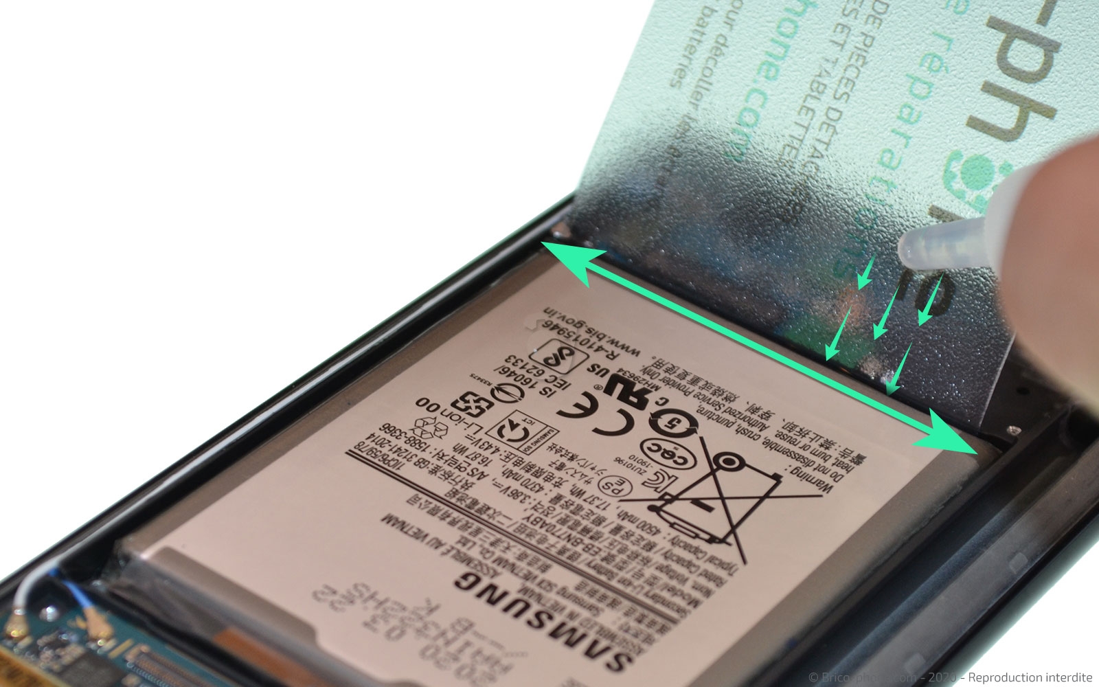 Changement du bloc écran sur Galaxy Note 10 Lite photo 2