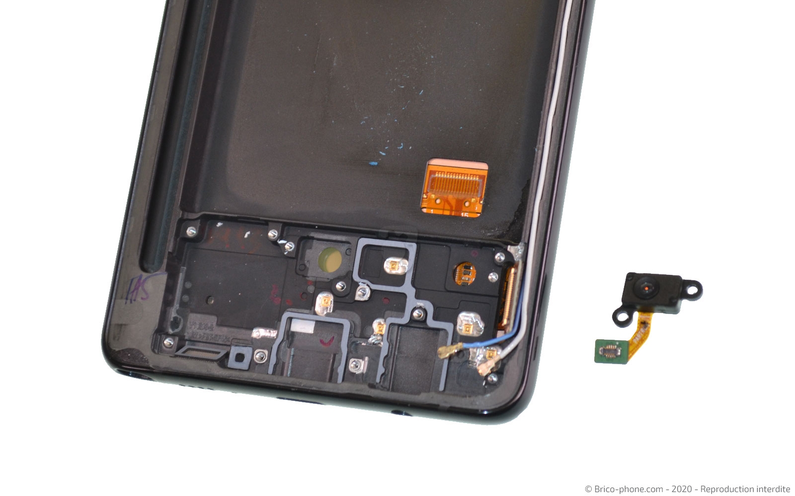 Changement du bloc écran sur Galaxy Note 10 Lite photo 3