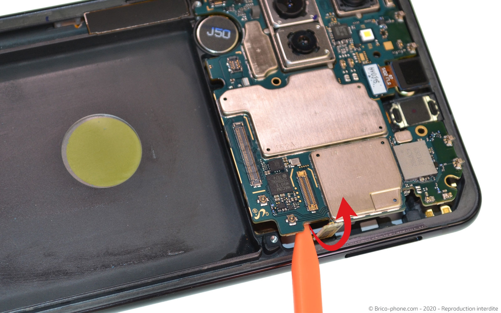 Changement du bloc écran sur Galaxy Note 10 Lite photo 2