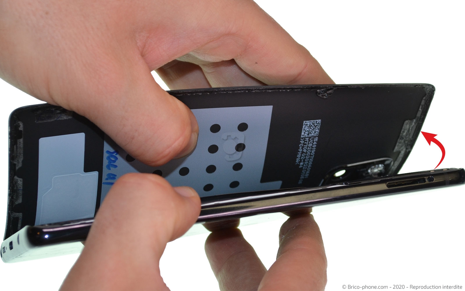 Changement du bloc écran sur Galaxy Note 10 Lite photo 2