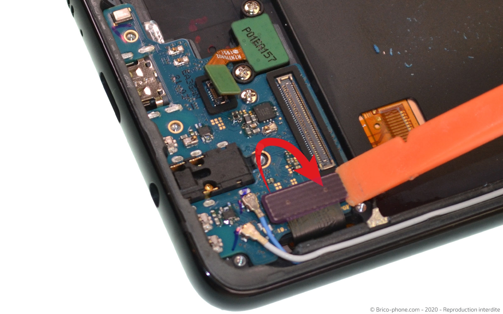 Changement du bloc écran sur Galaxy Note 10 Lite photo 2