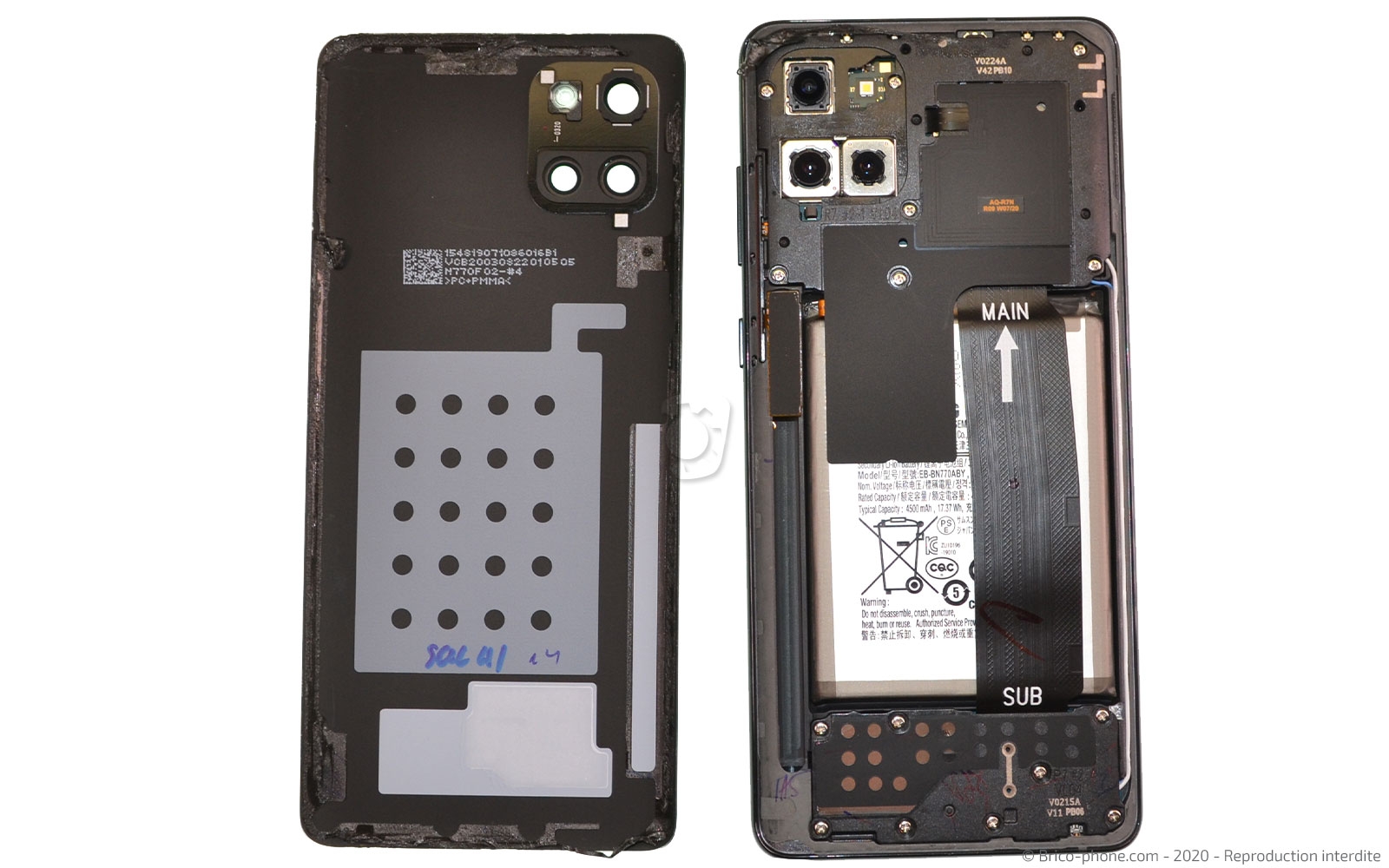 Changement de batterie sur Galaxy Note 10 Lite photo 3