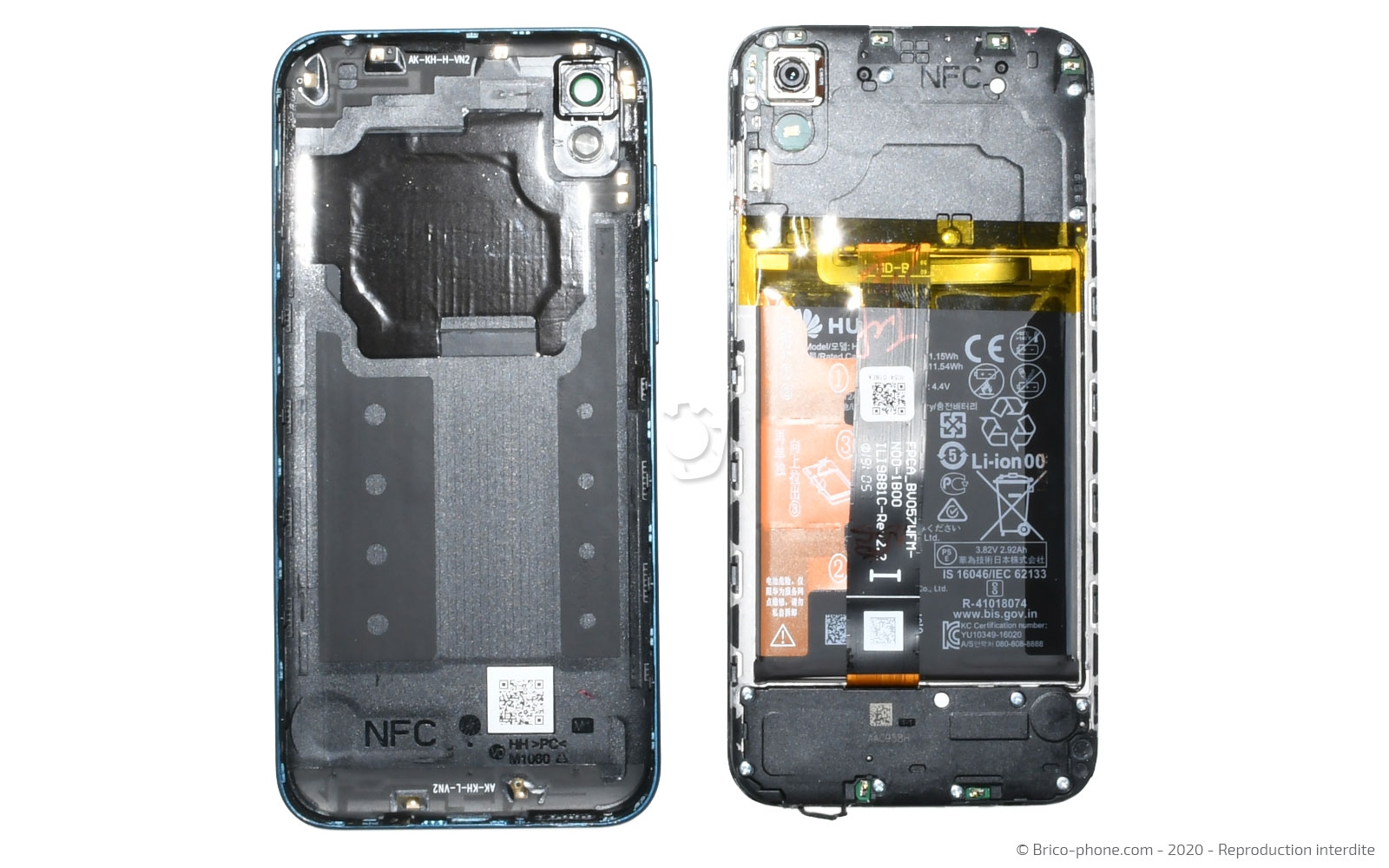 Changement de la coque arrière sur Y5 2019 photo 4