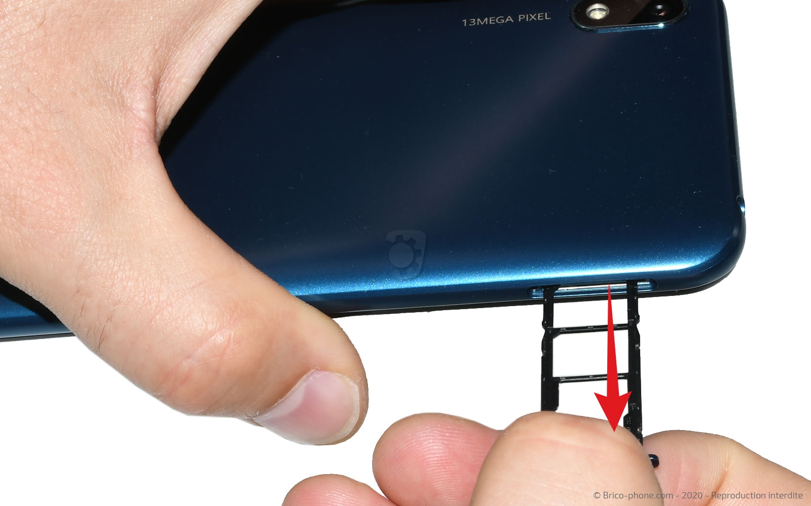 Changement de l'écran (vitre + LCD)  sur Y5 2019 photo 2