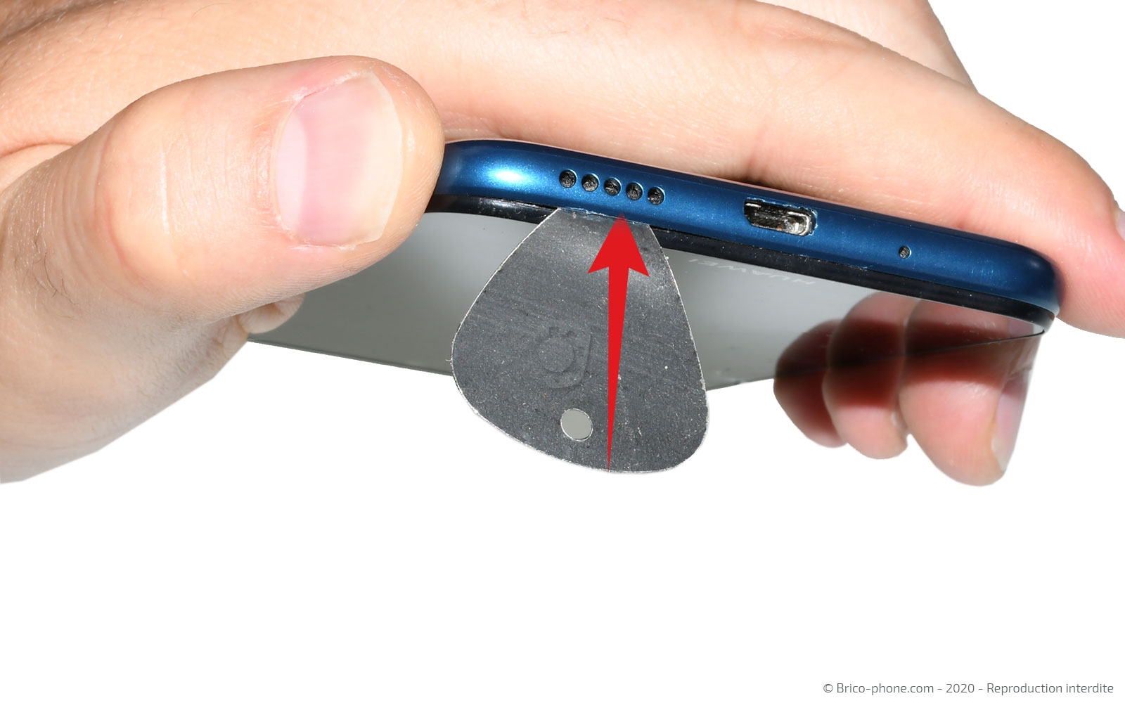 Changement du connecteur de charge sur Y5 2019 photo 1