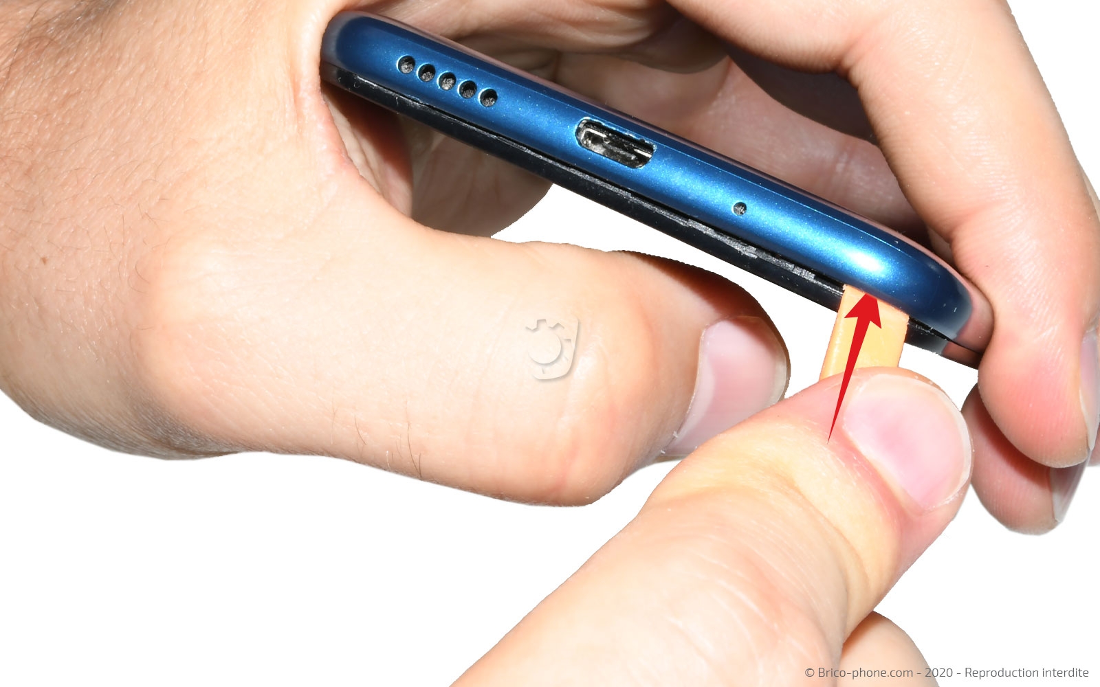 Changement du connecteur de charge sur Y5 2019 photo 2