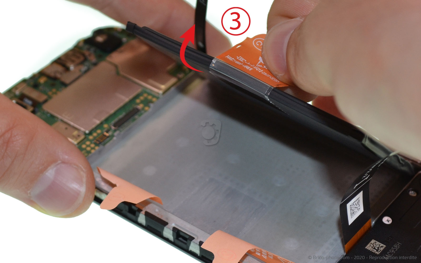 Changement de batterie sur Y5 2019 photo 3