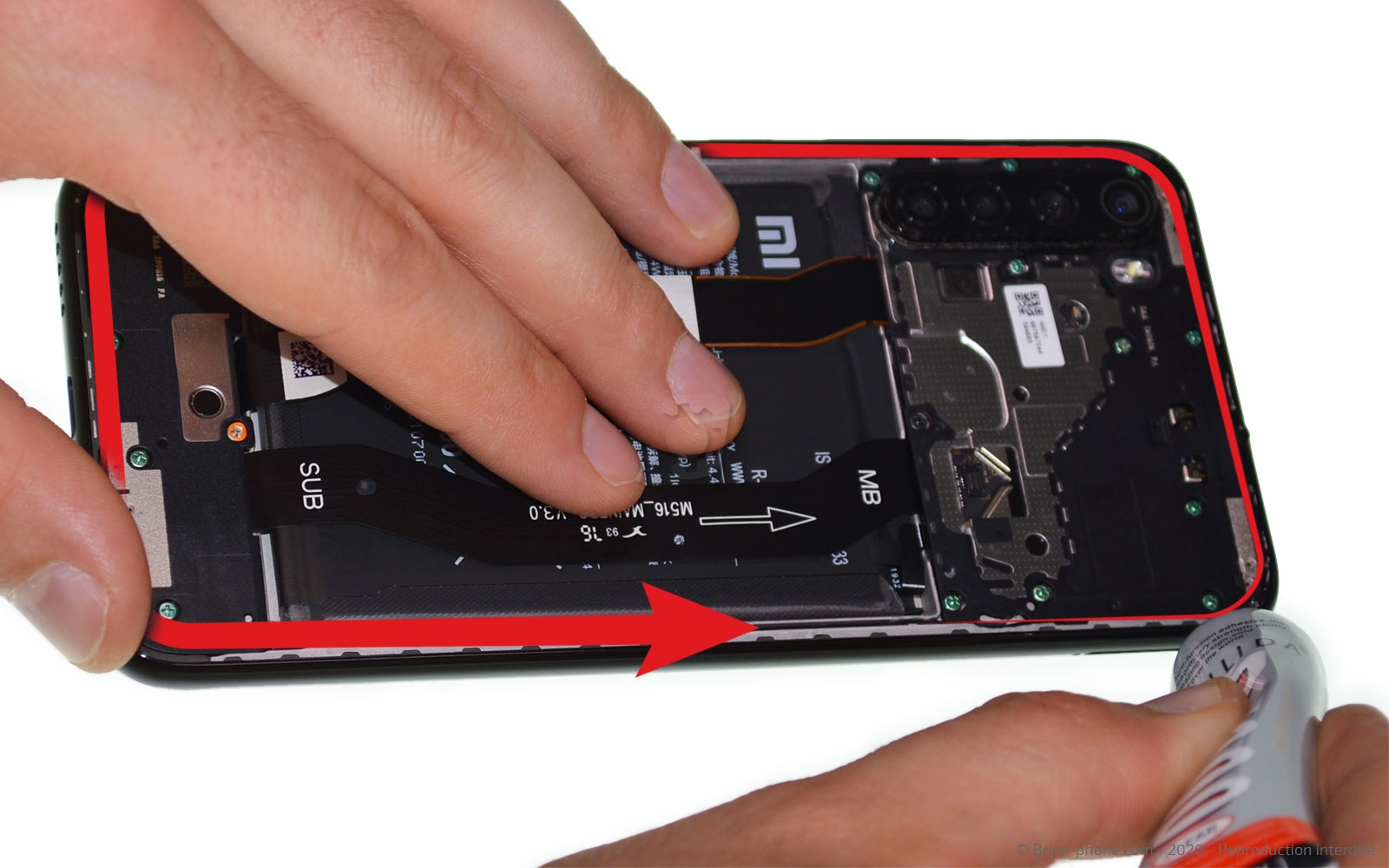 Changement de la batterie sur Redmi Note 8 photo 1