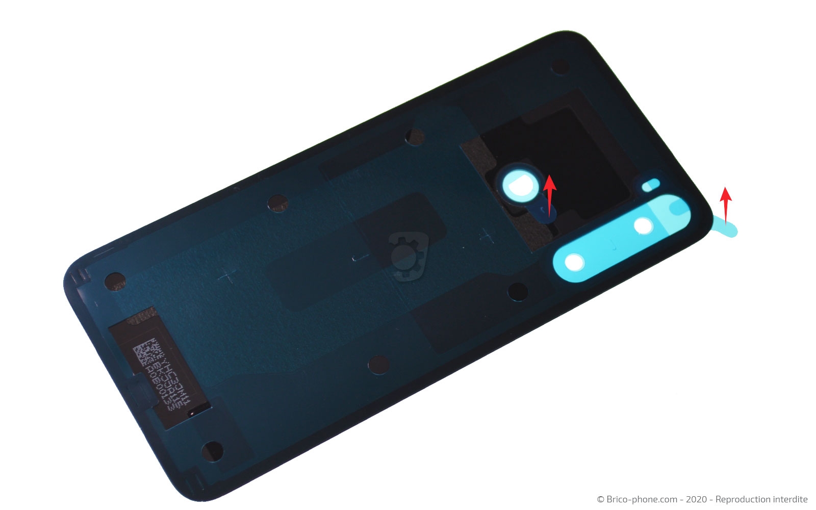 Changement de la vitre arrière  sur Redmi Note 8 photo 1