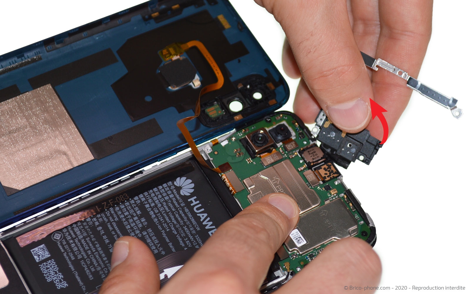 Changement de batterie sur P Smart 2020 photo 3