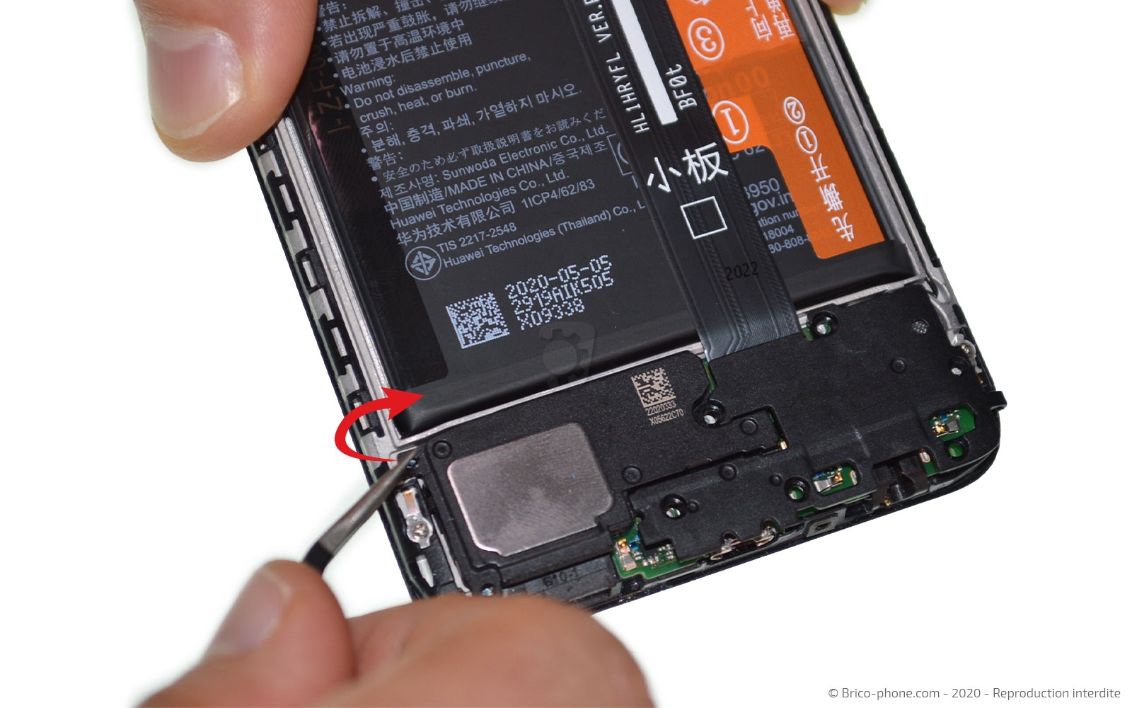 Changement du bloc écran sur P Smart 2020 photo 3