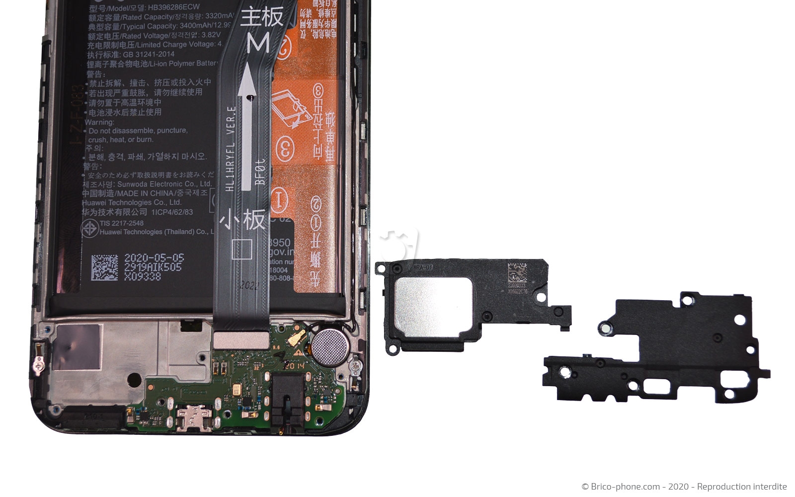 Changement du bloc écran sur P Smart 2020 photo 4