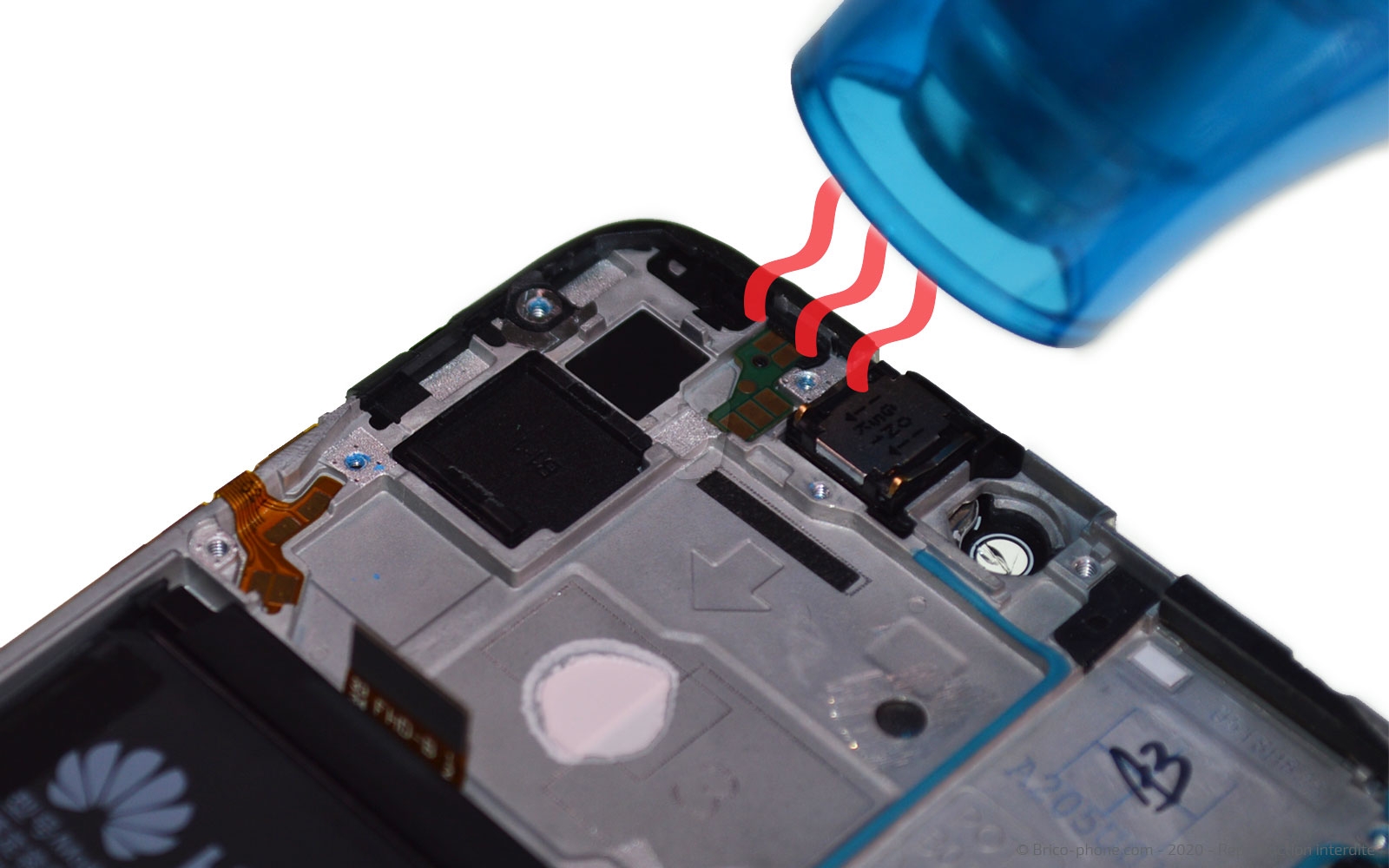 Changement du bloc écran sur P Smart 2020 photo 1