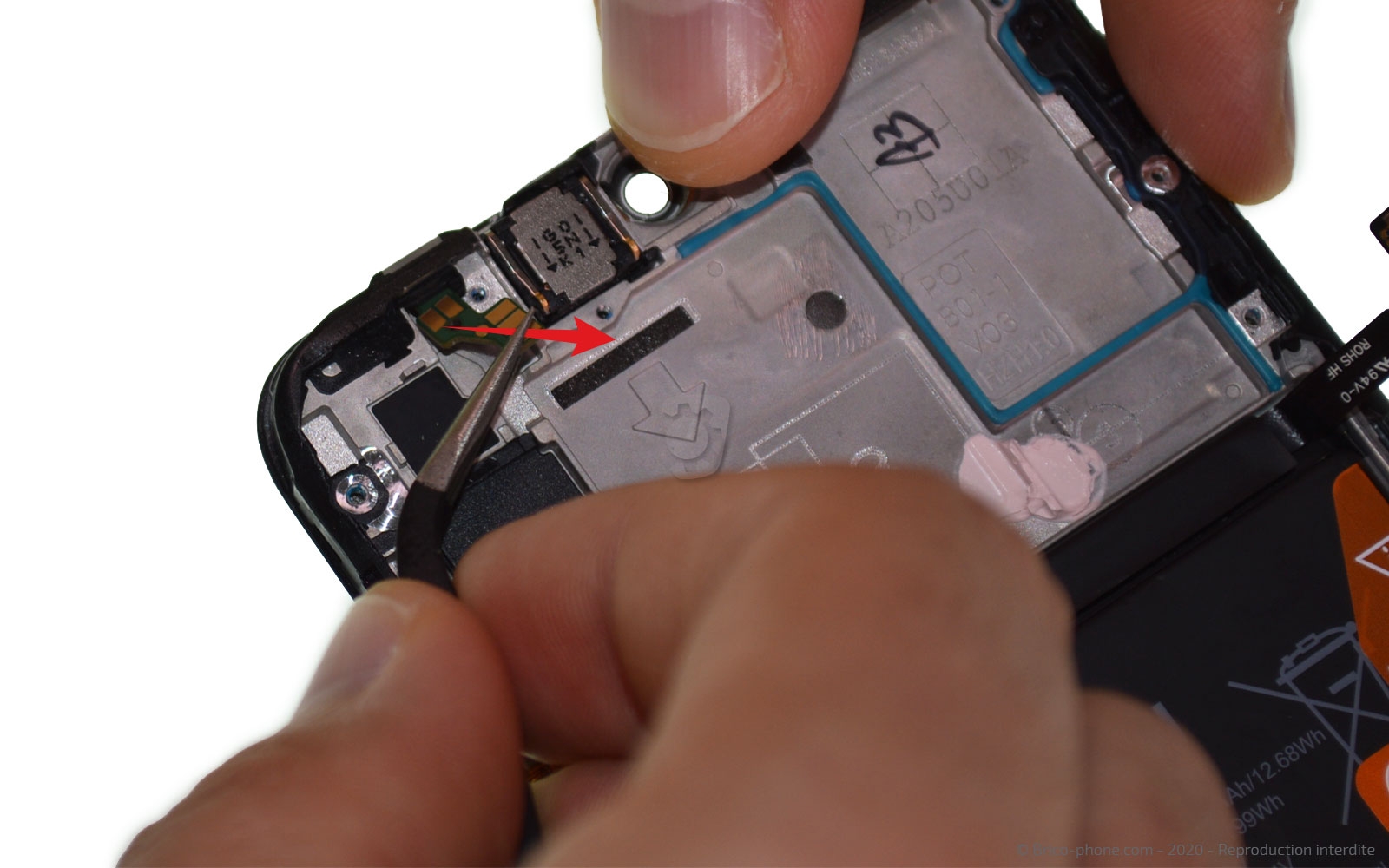 Changement du bloc écran sur P Smart 2020 photo 3