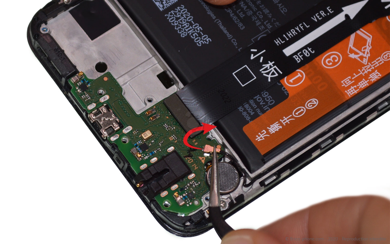 Changement du bloc écran sur P Smart 2020 photo 2