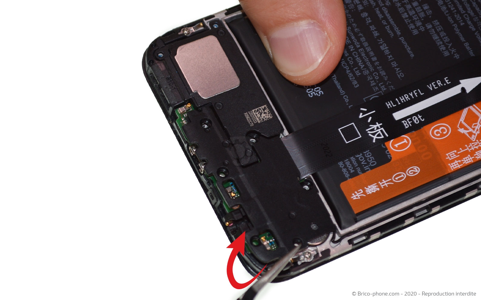 Changement du connecteur de charge sur P Smart 2020 photo 2