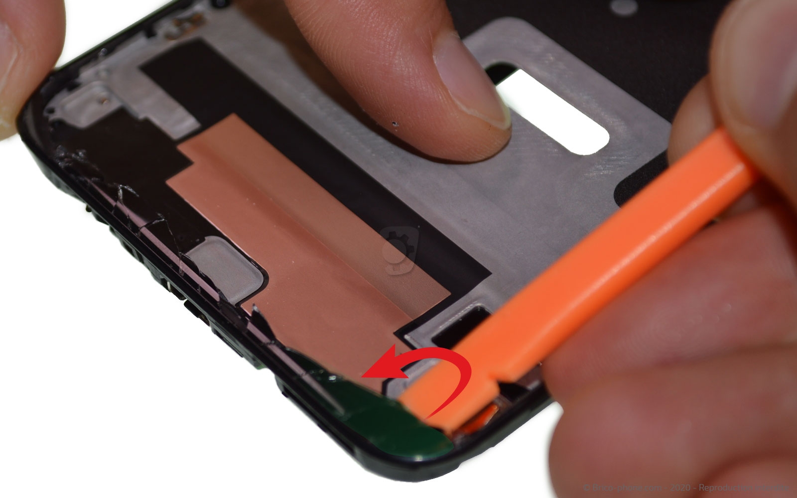 Changement d'écran  ( vitre + LCD ) sur P Smart 2020 photo 1