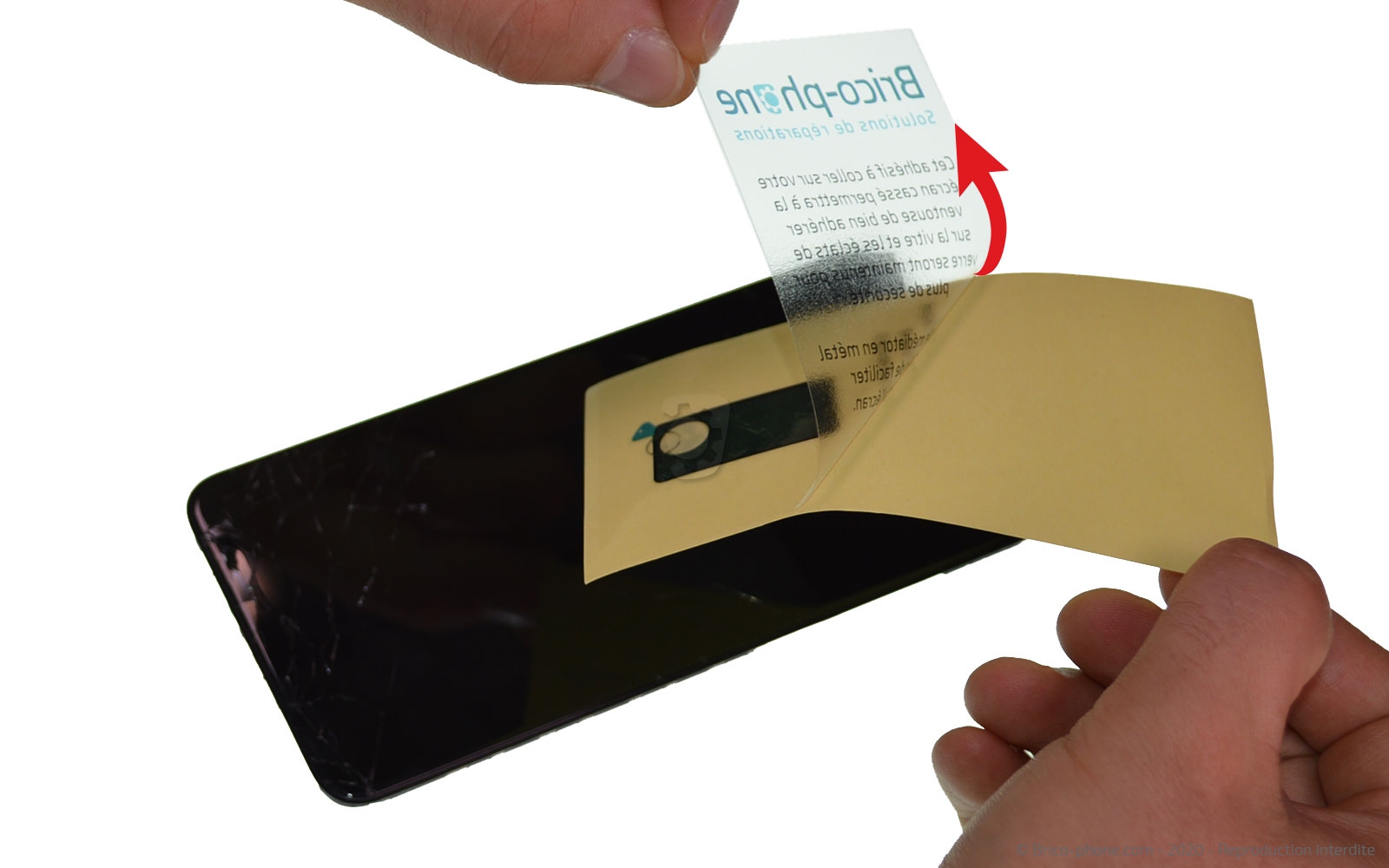 Changement d'écran  ( vitre + LCD ) sur P Smart 2020 photo 3