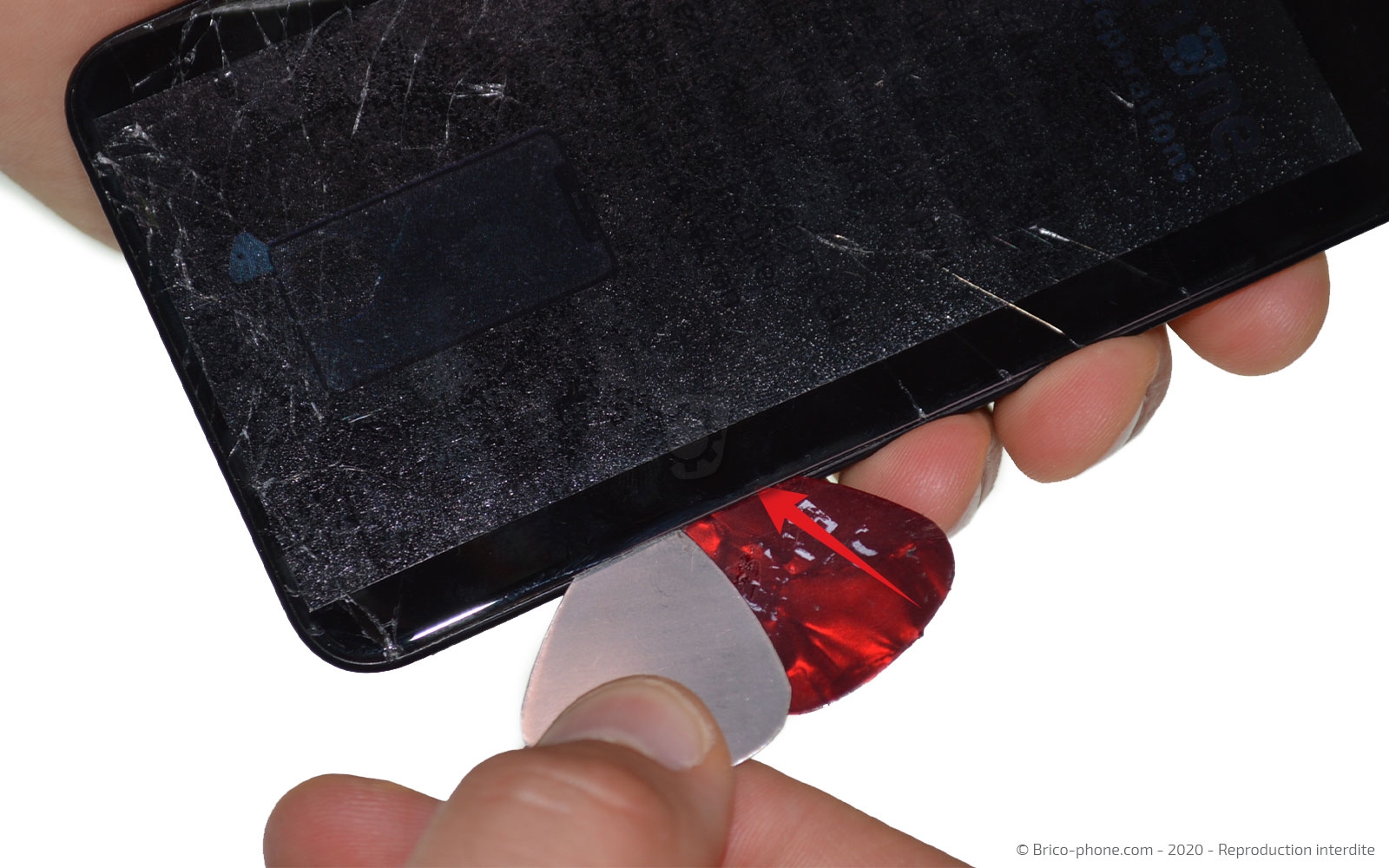 Changement d'écran  ( vitre + LCD ) sur P Smart 2020 photo 2