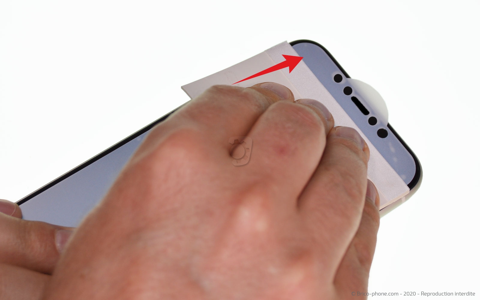 Pose d'une protection d'écran en Hydrogel photo 1