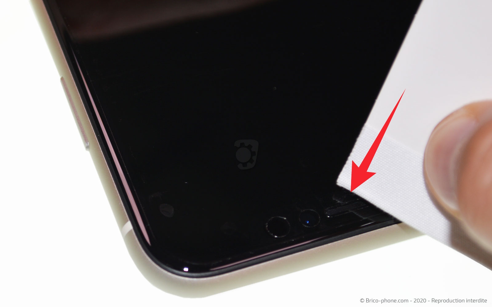 Pose d'une protection d'écran en Hydrogel photo 3