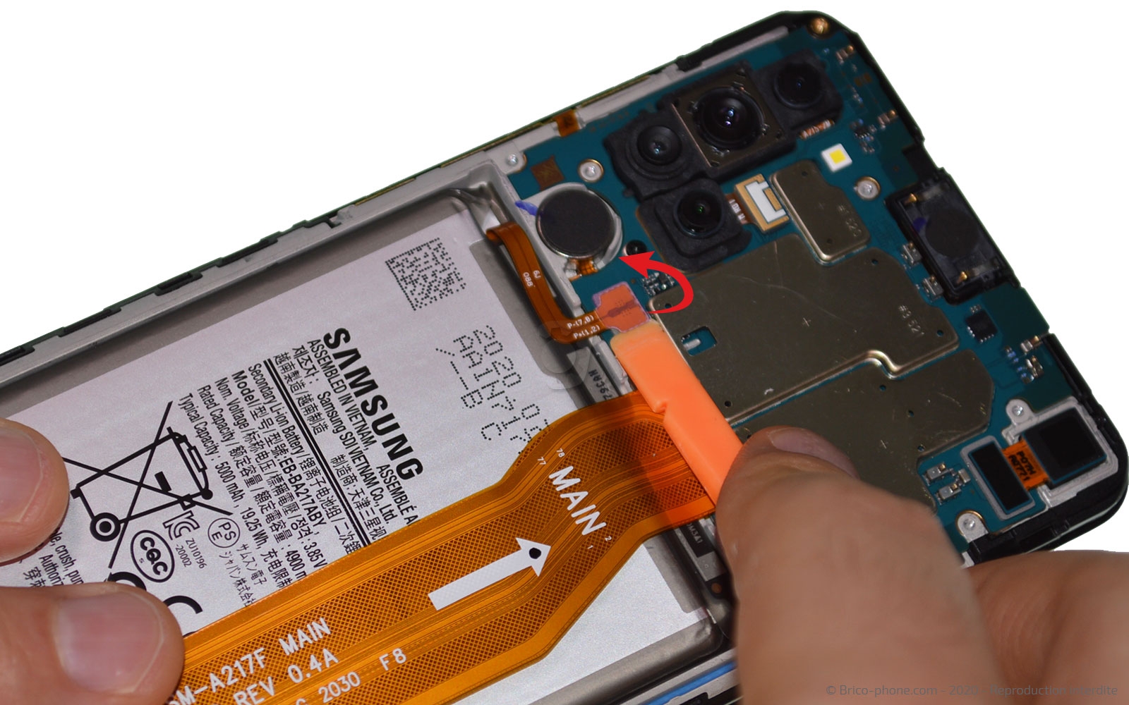 Démontage complet sur Galaxy A21s photo 1