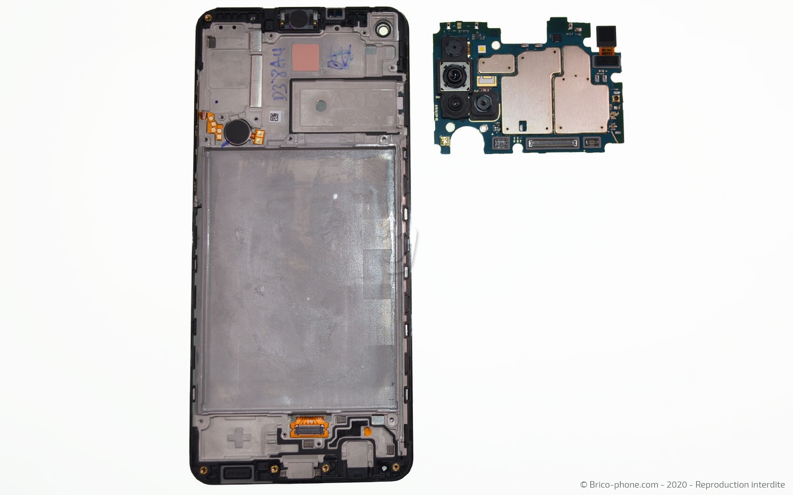 Démontage complet sur Galaxy A21s photo 4