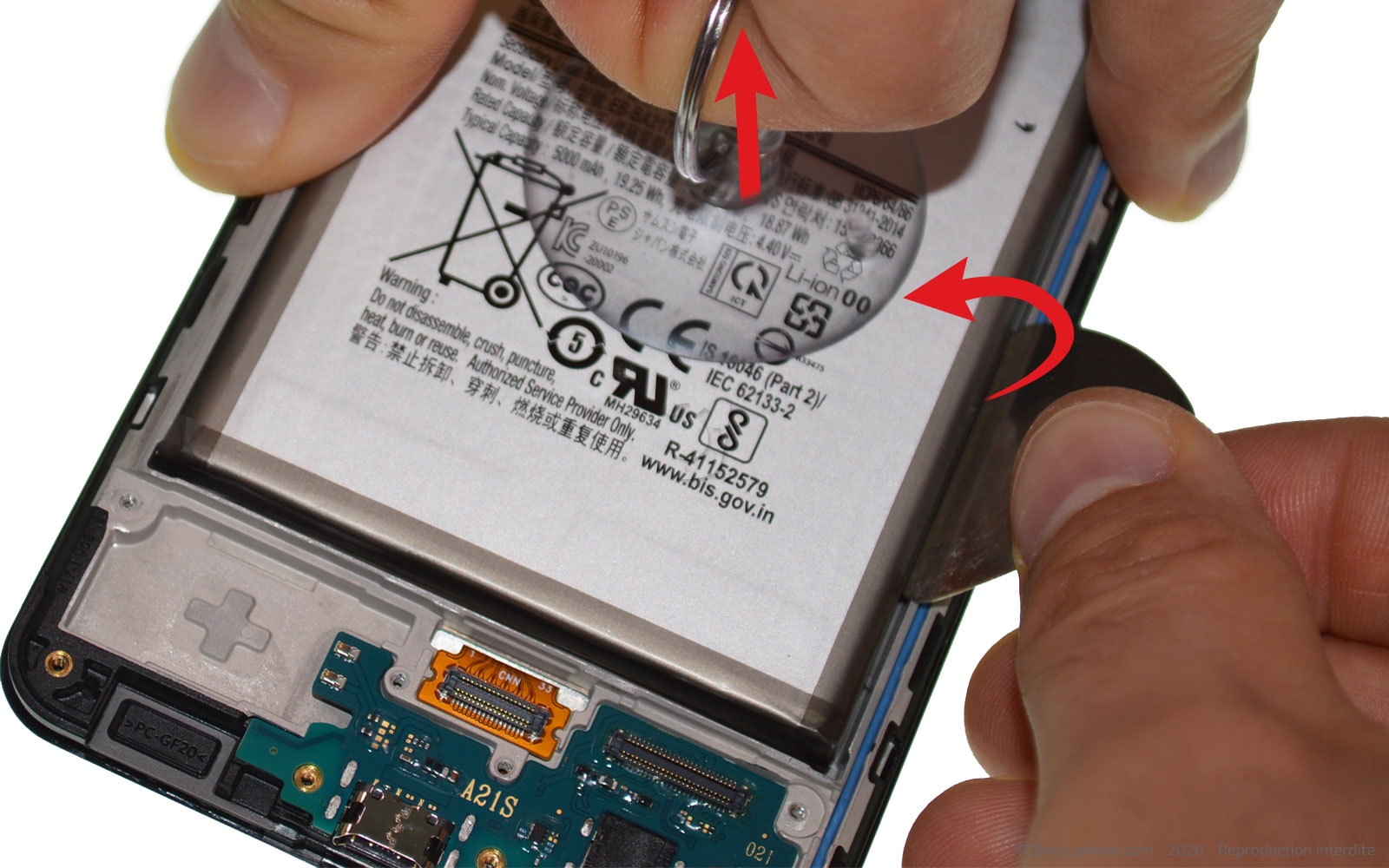 Démontage complet sur Galaxy A21s photo 3