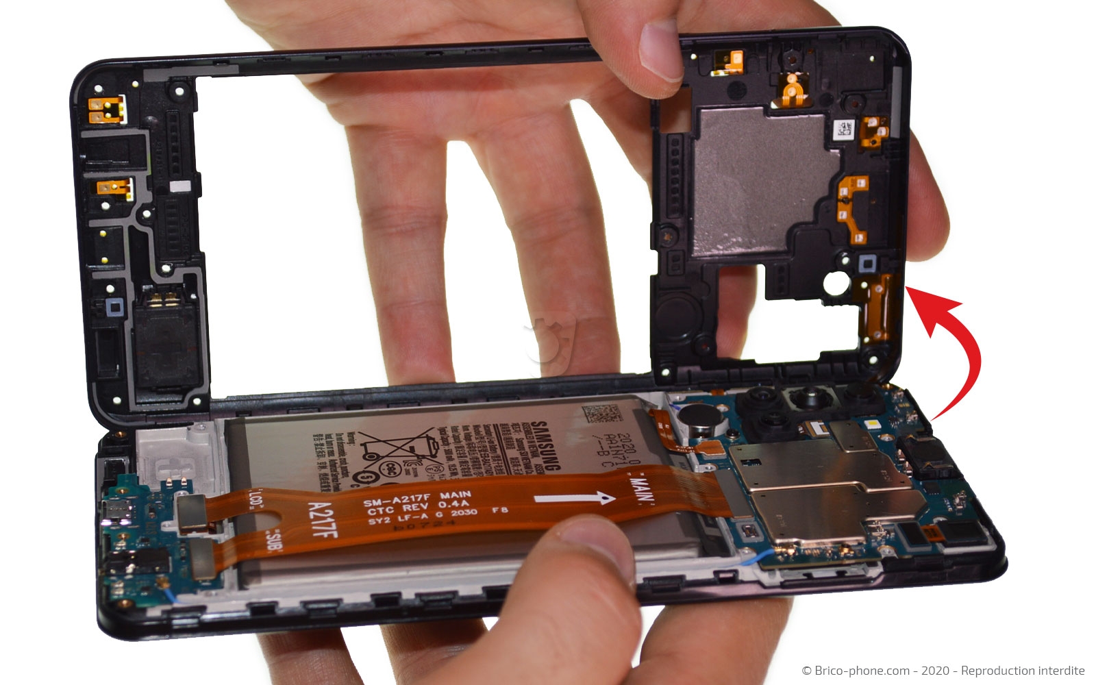 Démontage complet sur Galaxy A21s photo 4