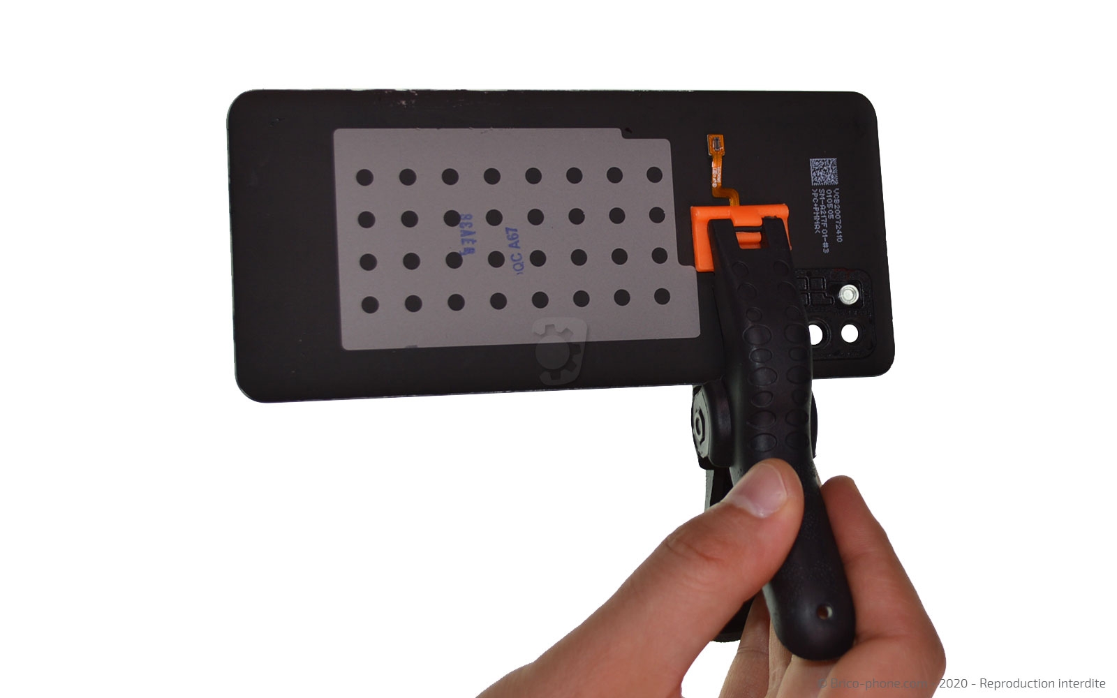 Changement de la vitre arrière sur Galaxy A21s photo 3