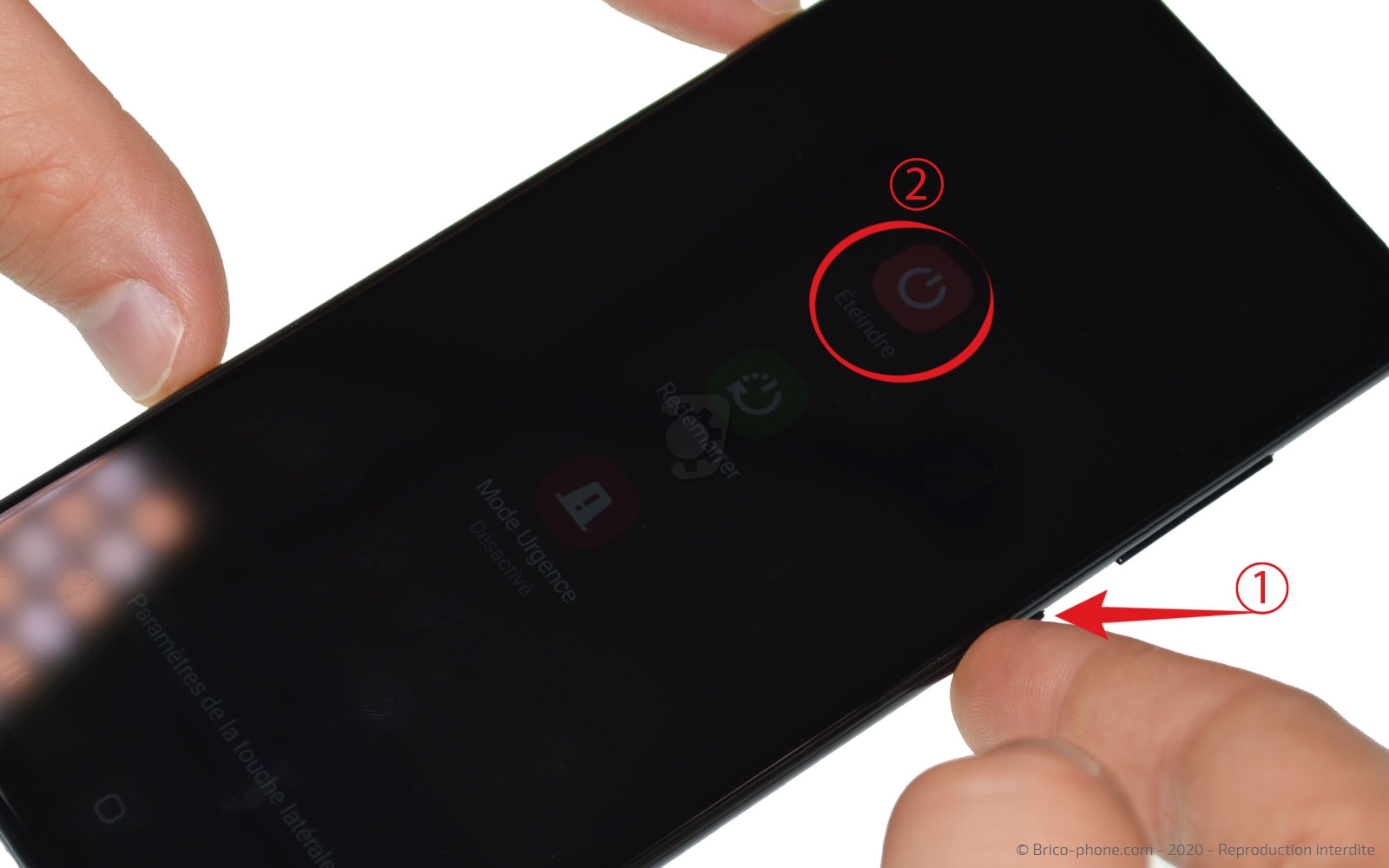 Changement de la vitre arrière sur Galaxy A21s photo 3