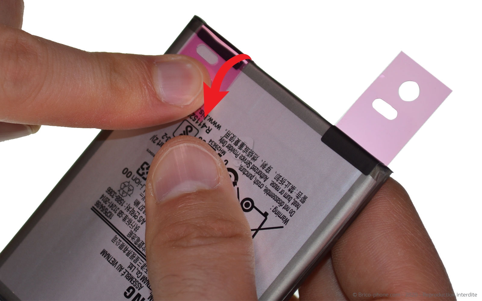 Changement de batterie sur Galaxy A21s photo 2