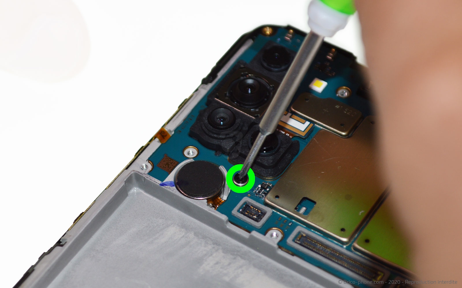 Changement du bloc écran sur Galaxy A21s photo 2