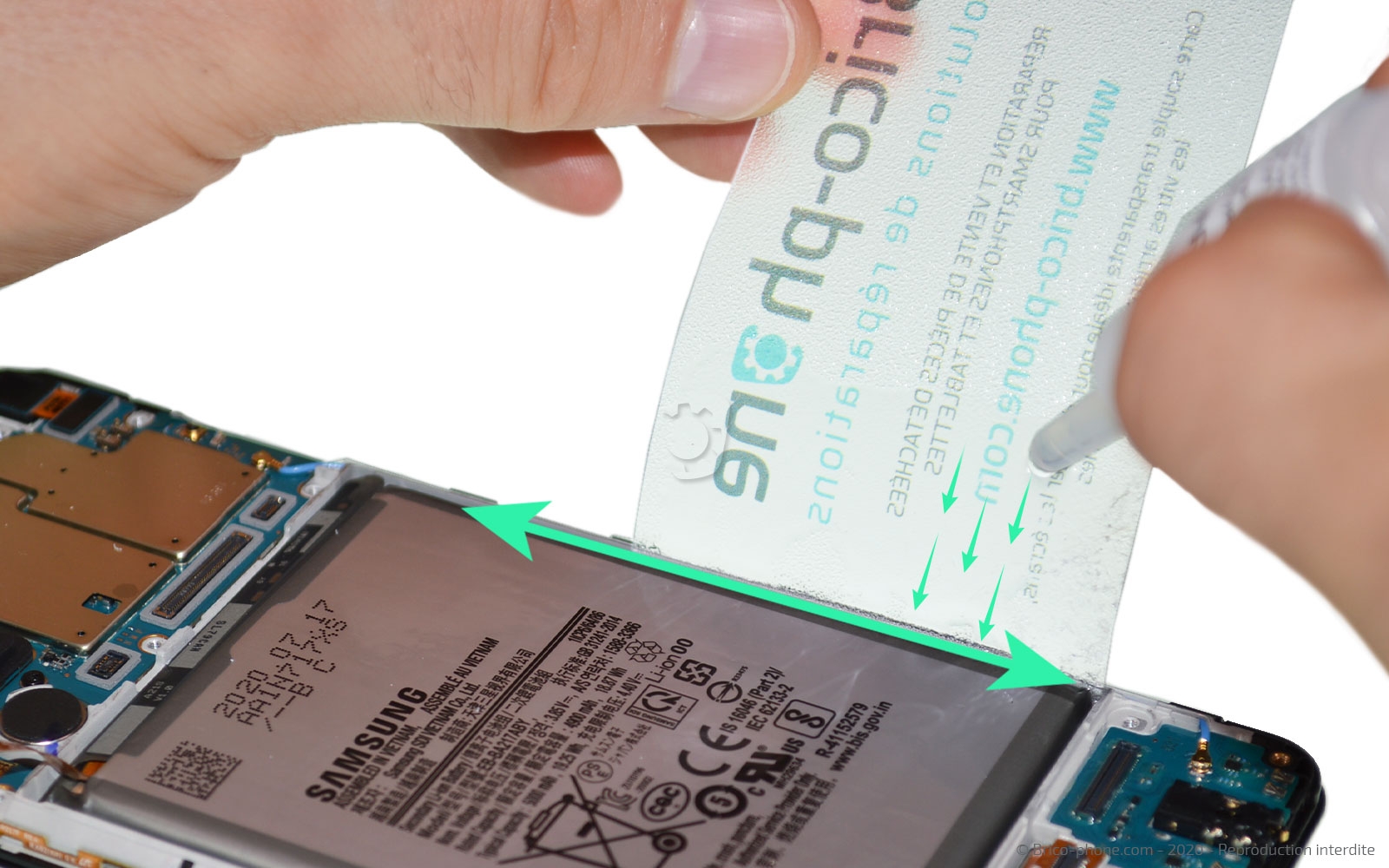 Changement du bloc écran sur Galaxy A21s photo 1