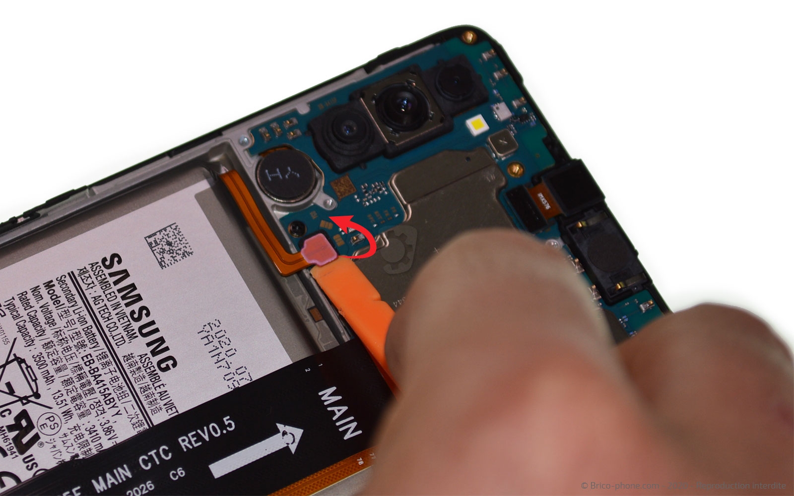 Démontage complet  sur Galaxy A41 photo 1