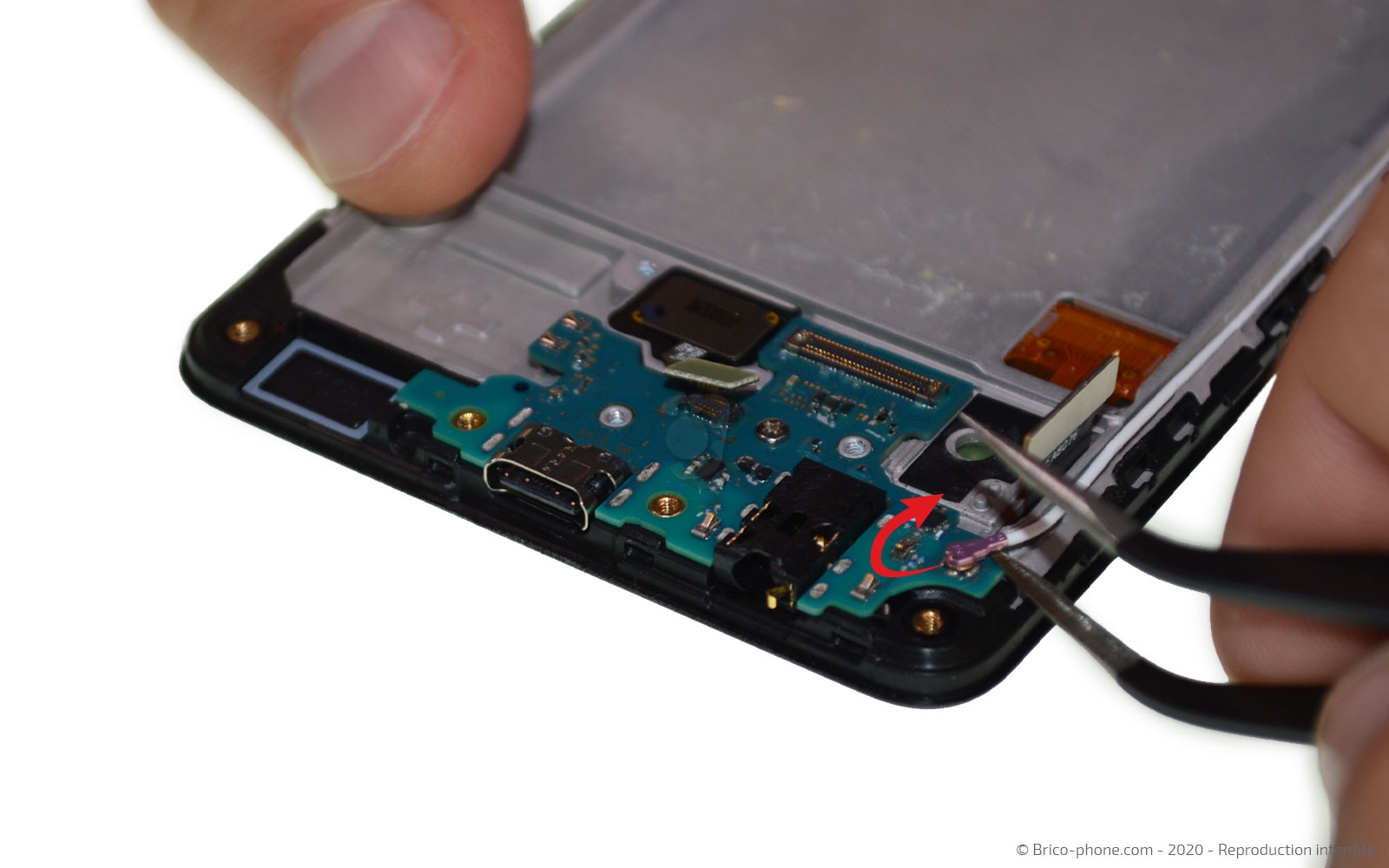 Démontage complet  sur Galaxy A41 photo 2