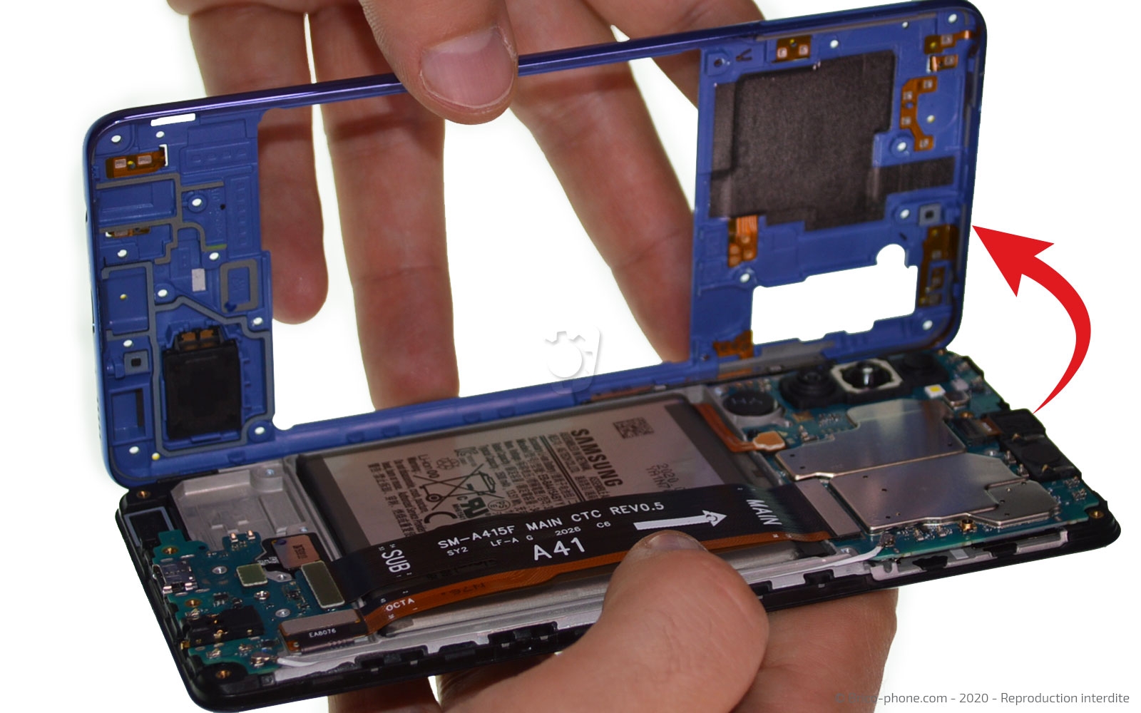 Démontage complet  sur Galaxy A41 photo 4
