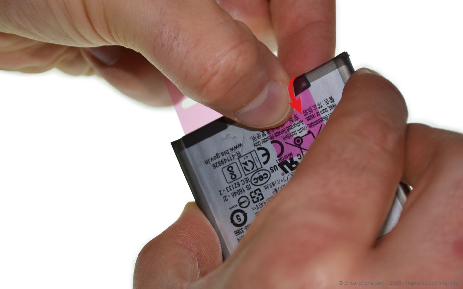 Changement du bloc écran sur Galaxy A41 photo 3