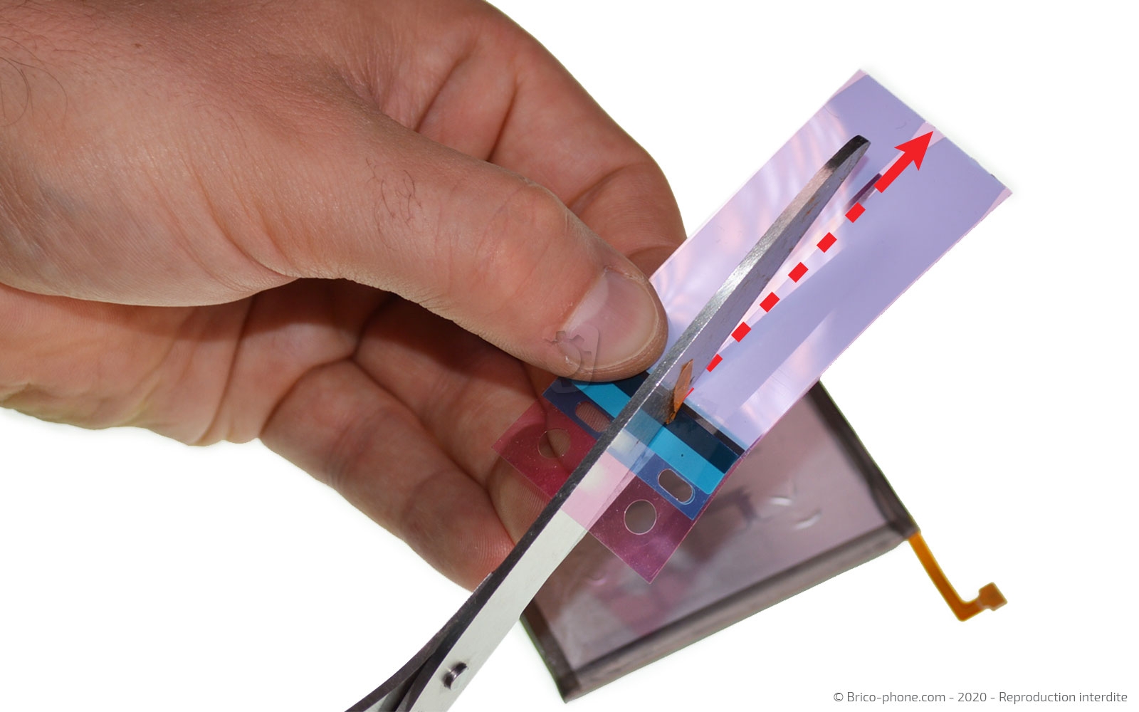 Changement du bloc écran sur Galaxy A41 photo 3