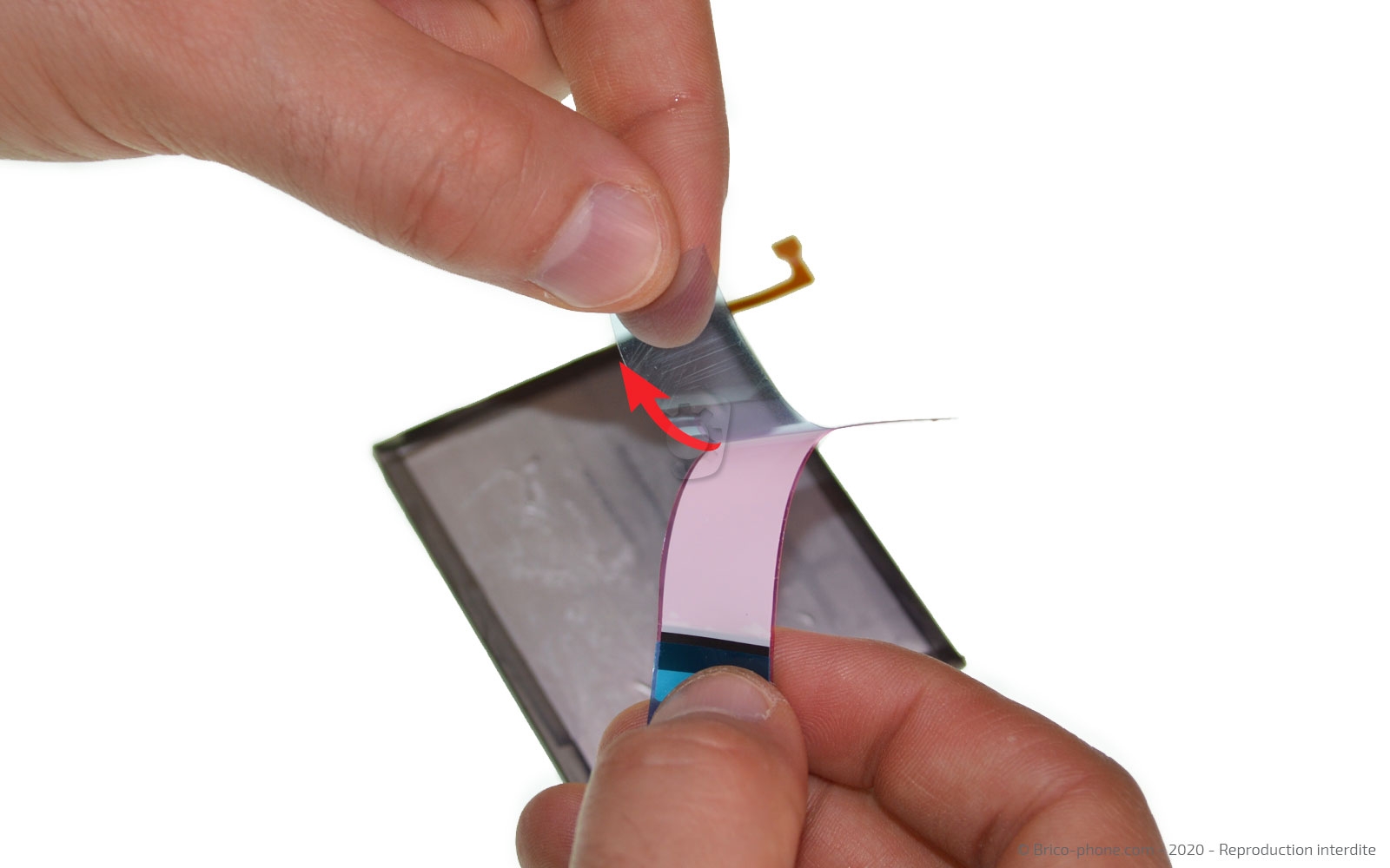 Changement du bloc écran sur Galaxy A41 photo 4