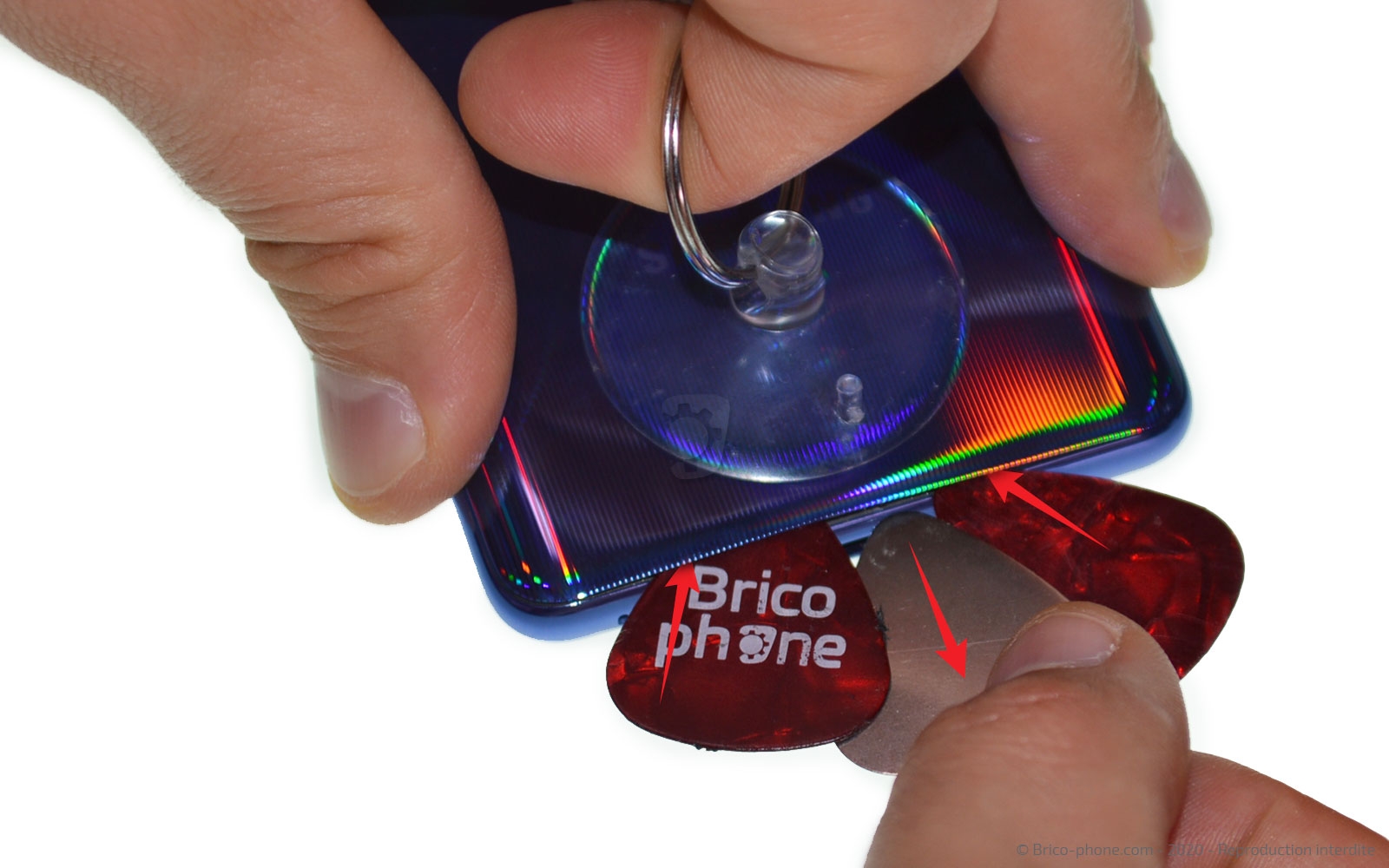 Changement du bloc écran sur Galaxy A41 photo 4