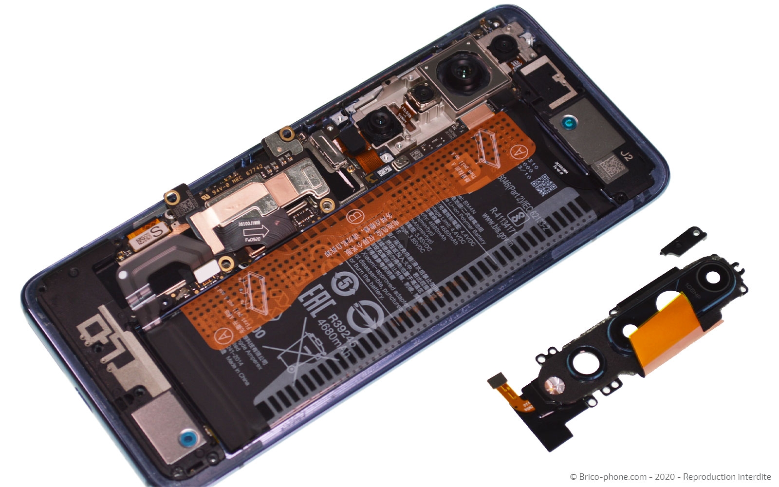 Démontage complet sur Mi 10 photo 2