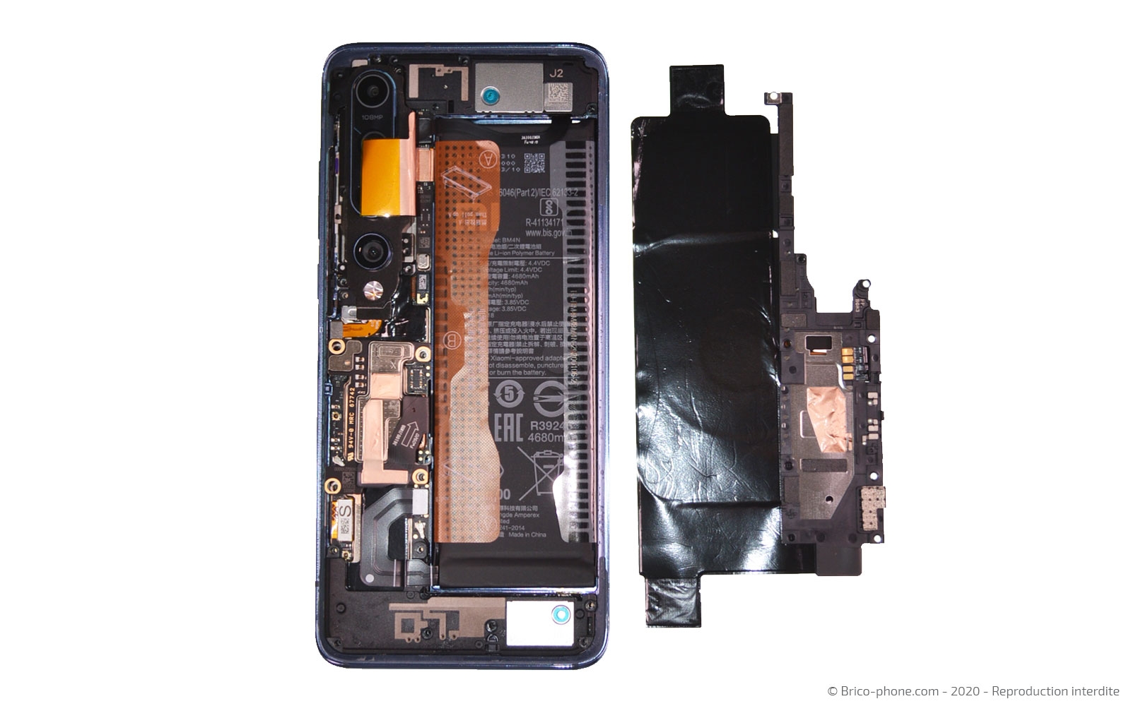 Démontage complet sur Mi 10 photo 4