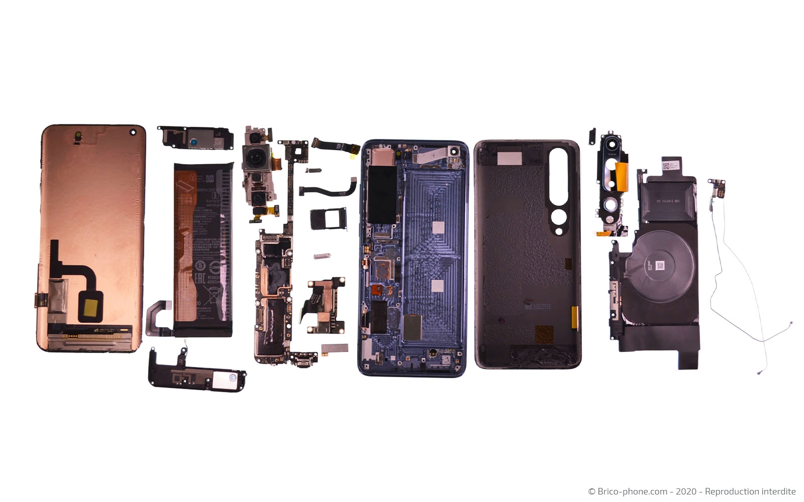 Démontage complet sur Mi 10 photo 1